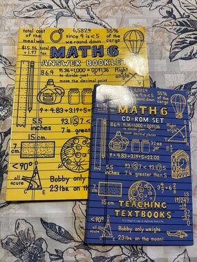 Teaching Textbooks Math 6 CD-ROM Set + Answer Booklet Homeschool Curriculum